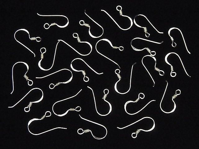 Silver925  Earwire 15x9mm No coating  2pairs