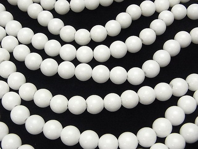 1strand $9.79! White Jade Round 10mm [2mm hole] 1strand beads (aprx.15inch / 36cm)