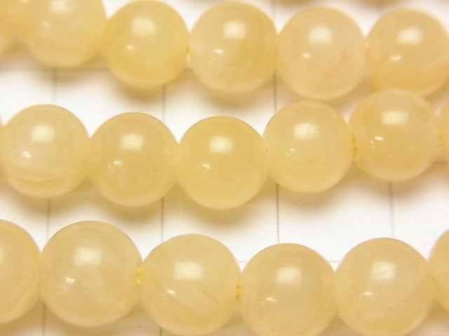 1strand $7.79! Yellow Jade Round 8mm [2mm hole] 1strand beads (aprx.15inch / 37cm)