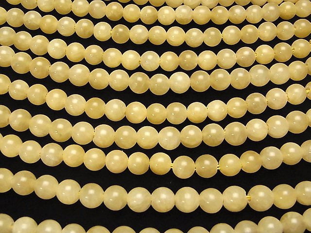 1strand $7.79! Yellow Jade Round 8mm [2mm hole] 1strand beads (aprx.15inch / 37cm)