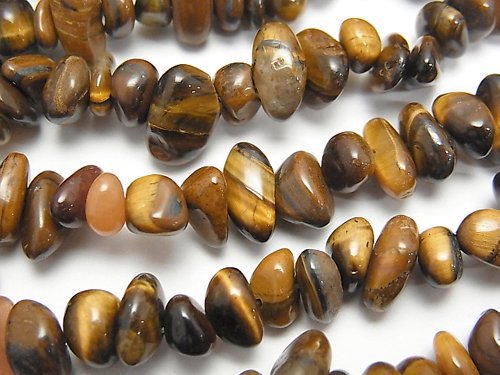 Chips, Tiger's Eye Gemstone Beads