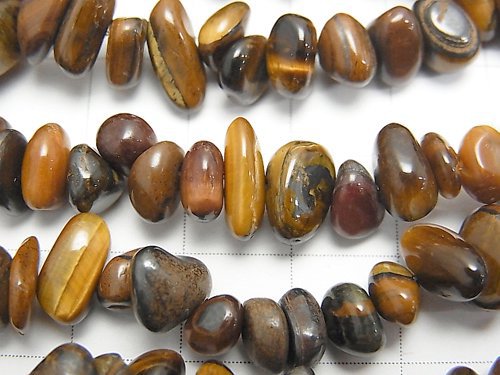 1strand $3.79! Yellow Tiger's Eye Chips (Small Nugget) 1strand beads (aprx.33inch / 84cm)