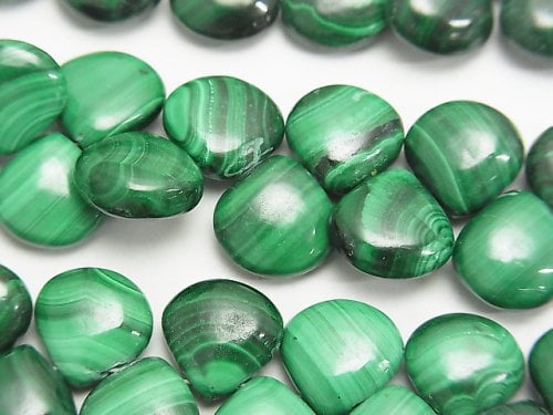 Chestnut Shape, Malachite Gemstone Beads