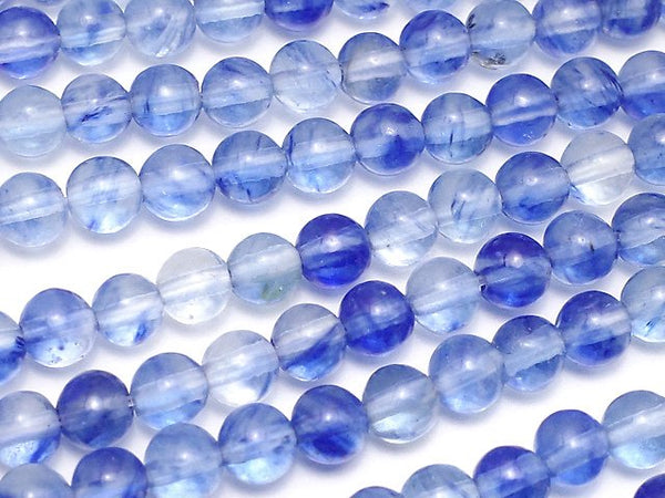 Cherry & Blueberry Quartz Glass, Round Synthetic & Glass Beads