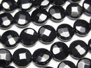 Coin, Onyx Gemstone Beads