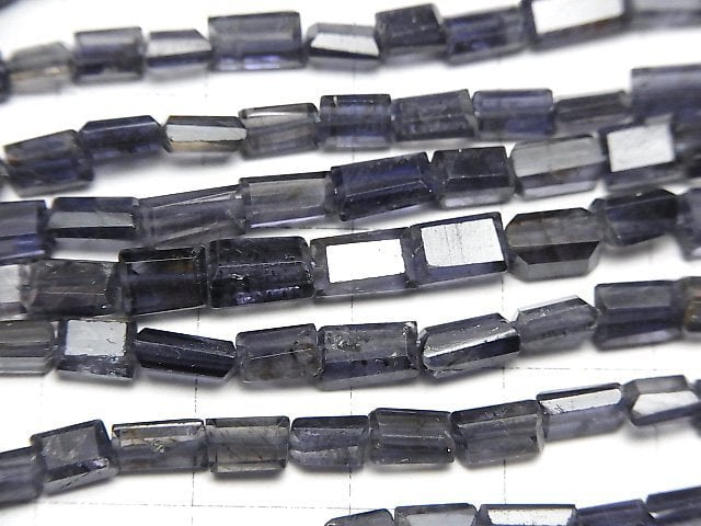 [Video] 1strand $11.79! Iolite AA Faceted Rectangle  1strand beads (aprx.13inch/31cm)