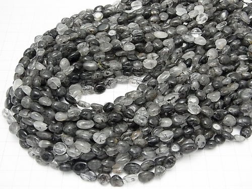 Tourmaline Quartz AA++ Small Size Nugget 1strand beads (aprx.15inch/38cm)