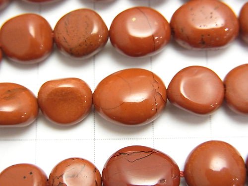 1strand $6.79! Red Jasper Flat Nugget 1strand beads (aprx.15inch / 38cm)