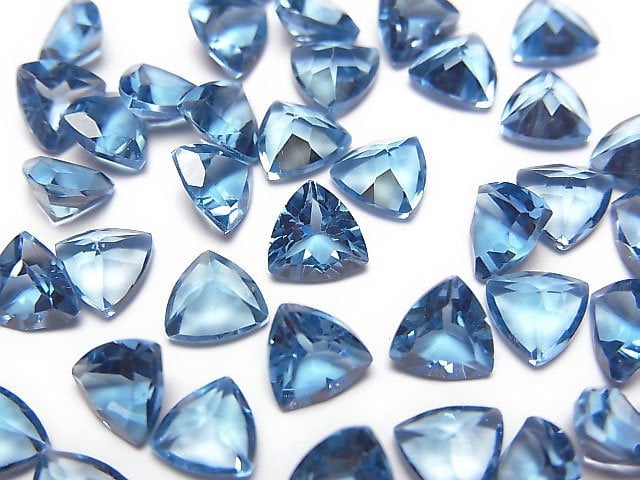 Topaz, Triangle, Undrilled Gemstone Beads