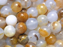 Chalcedony, Round Gemstone Beads