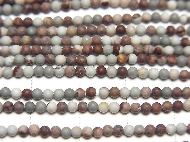 1strand $3.79! Floss Tread Picture Jasper Round 2mm 1strand beads (aprx.15inch / 38cm)