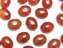 Red Agate AAA Oval Cabochon 10x8mm 5pcs