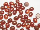 Red Agate AAA Oval Cabochon 10x8mm 5pcs