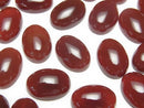 [Video] Red Agate AAA Oval Cabochon 14x10mm 3pcs