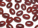 [Video] Red Agate AAA Oval Cabochon 14x10mm 3pcs