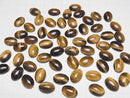 Yellow Tiger's Eye AA+ Oval Cabochon 14x10mm 5pcs