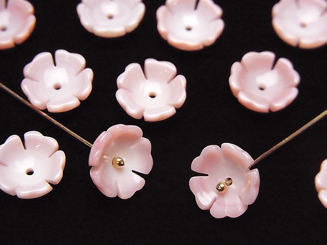 Flower, Mother of Pearl (Shell Beads) Pearl & Shell Beads