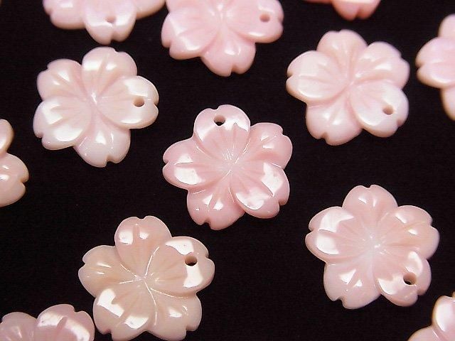 [Video] Queen Conch Shell AAA Flower 12mm Top Hole 2pcs