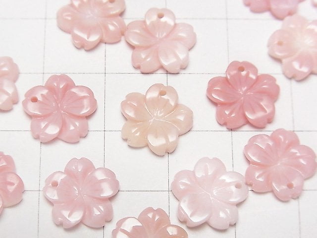 [Video] Queen Conch Shell AAA Flower 12mm Top Hole 2pcs