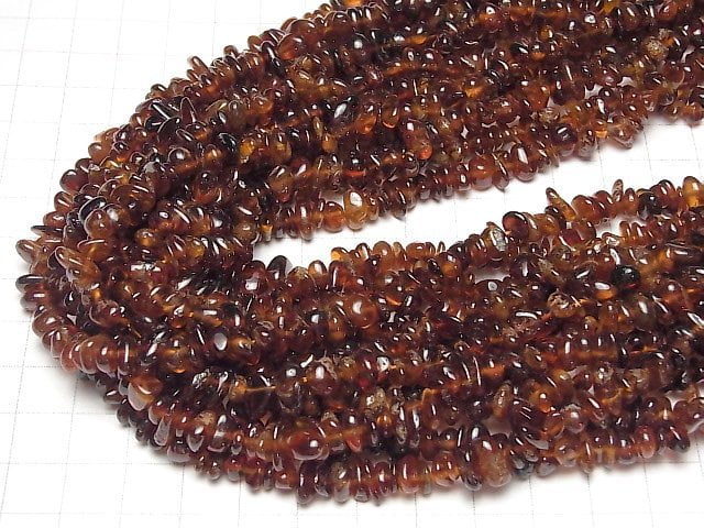 Hessonite Garnet AA++ Chips (Small Nugget ) 1strand beads (aprx.15inch/38cm)