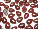 [Video] Red Agate AAA Pear shape Cabochon 14x10mm 3pcs