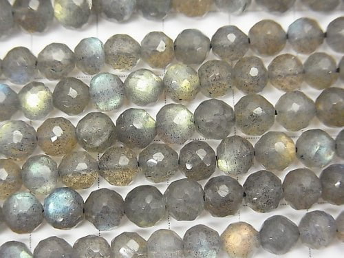 High Quality Labradorite AAA-Round cut half or 1strand beads (aprx. 8inch / 20cm)