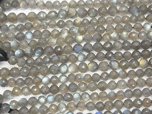 High Quality Labradorite AAA-Round cut half or 1strand beads (aprx. 8inch / 20cm)