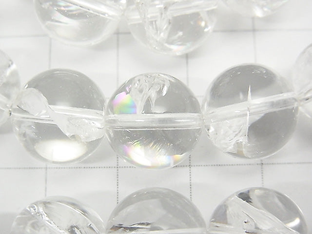 [Video] Rainbow Crystal Quartz AAA- Round 12mm 1strand (Bracelet)