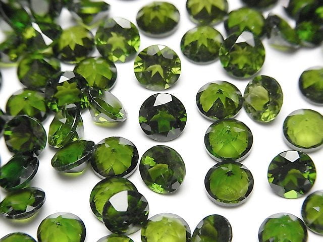 Diopside, Undrilled (No Hole) Gemstone Beads