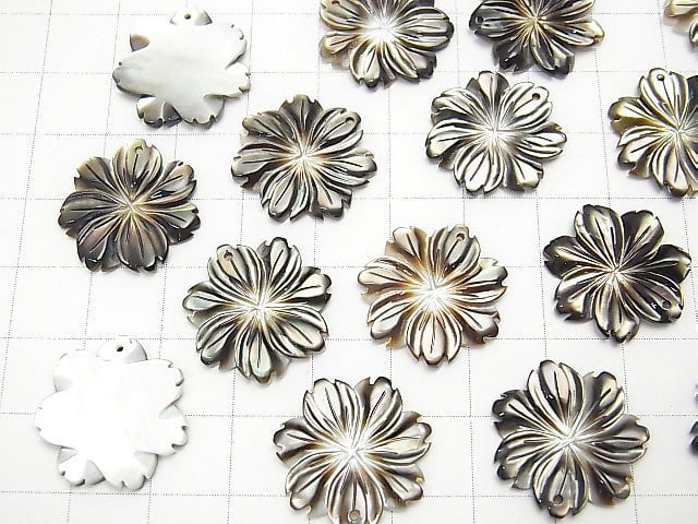 [Video] High Quality Black Shell AAA Flower 20mm 2pcs $5.79