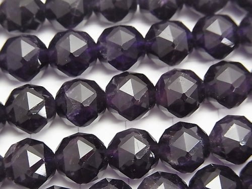 Amethyst AA ++ Star Faceted Round 10mm 1/4 or 1strand beads (aprx.15inch / 36cm)