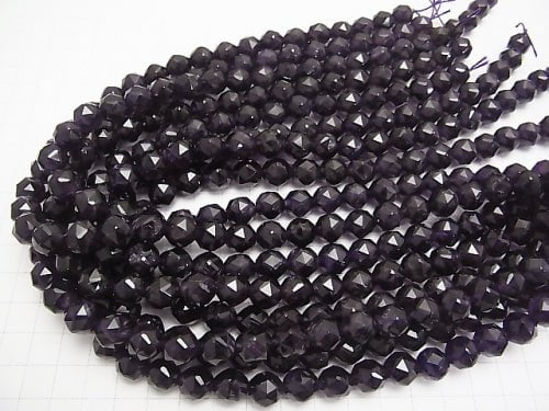 Amethyst AA ++ Star Faceted Round 10mm 1/4 or 1strand beads (aprx.15inch / 36cm)