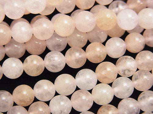 Morganite, Round Gemstone Beads