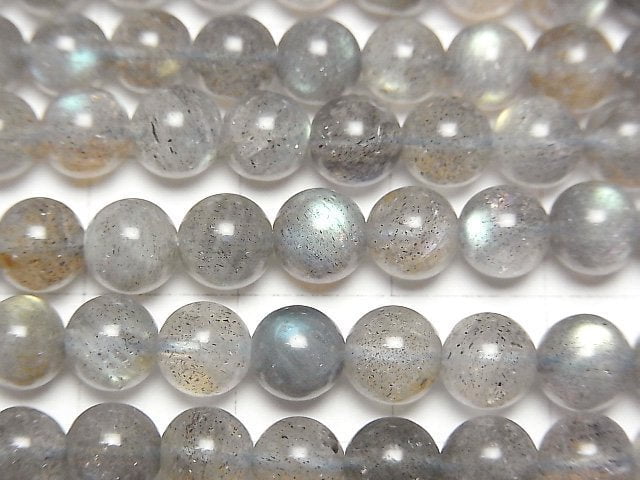 [Video]Labradorite AA++ Round 6mm half or 1strand beads (aprx.15inch/38cm)