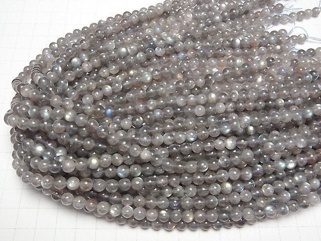 [Video]Labradorite AA++ Round 6mm half or 1strand beads (aprx.15inch/38cm)