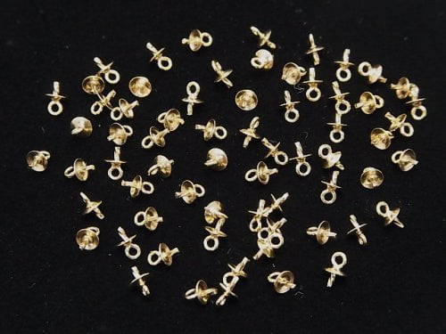 14KGF Screw Eye Pin 3x3mm 2pcs