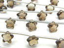 Smoky Quartz, Star Gemstone Beads