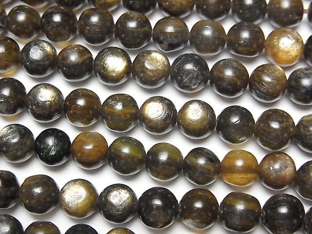 [Video]Moscovite Round 6mm half or 1strand beads (aprx.15inch/38cm)