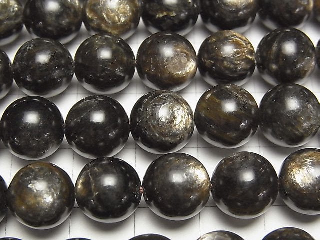 [Video] Moscovite Round 10mm half or 1strand beads (aprx.15inch/38cm)