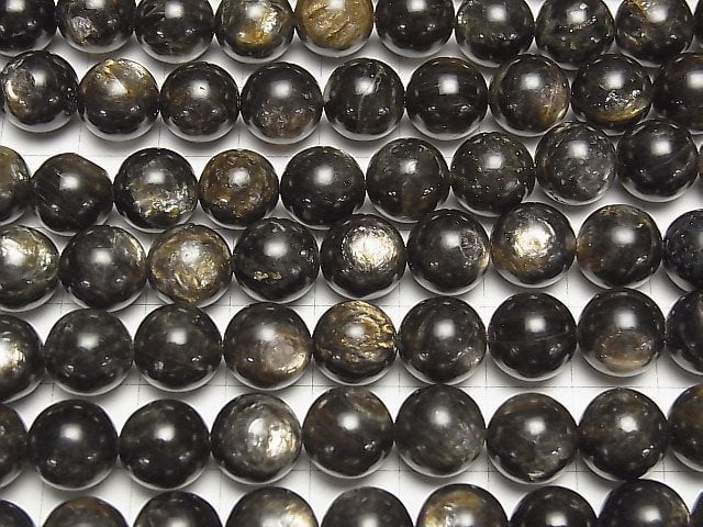 [Video] Moscovite Round 10mm half or 1strand beads (aprx.15inch/38cm)