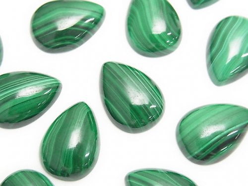 Cabochon, Malachite Gemstone Beads