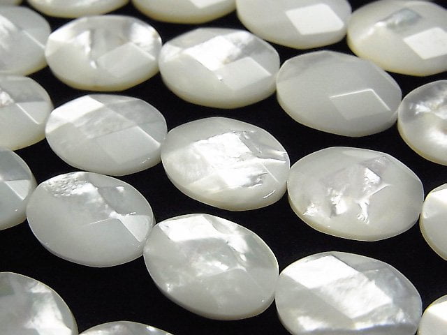 Mother of Pearl (Shell Beads), Oval Pearl & Shell Beads