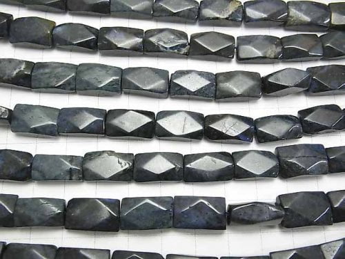 1strand $8.79! Dumortierite AA Faceted Rectangle 14x10mm 1strand beads (aprx.15inch/38cm)