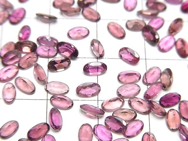 [Video] High Quality Pink Tourmaline AAA Loose Oval Faceted 5x3mm 5pcs