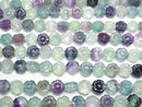 [Video] Multicolor Fluorite AAA Flower 10x10mm half or 1strand beads (aprx.15inch/38cm)