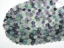 [Video] Multicolor Fluorite AAA Flower 10x10mm half or 1strand beads (aprx.15inch/38cm)