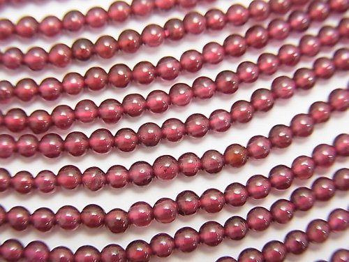 Garnet, Round Gemstone Beads