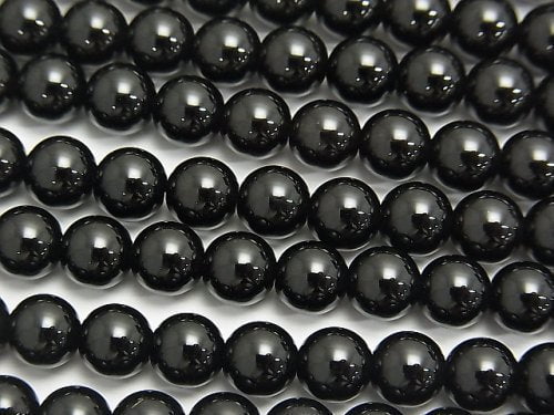 Tibetan Morion Crystal Quartz AAA Round 6mm 1strand beads (aprx.15inch/38cm)