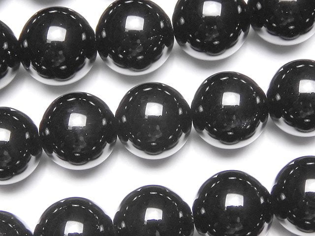 Black Crystal (Morion) Gemstone Beads