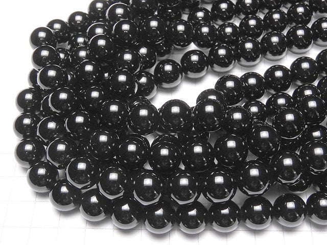 [Video] Tibetan Morion Crystal Quartz AAA Round 12mm 1/4 or 1strand beads (aprx.15inch/36cm)